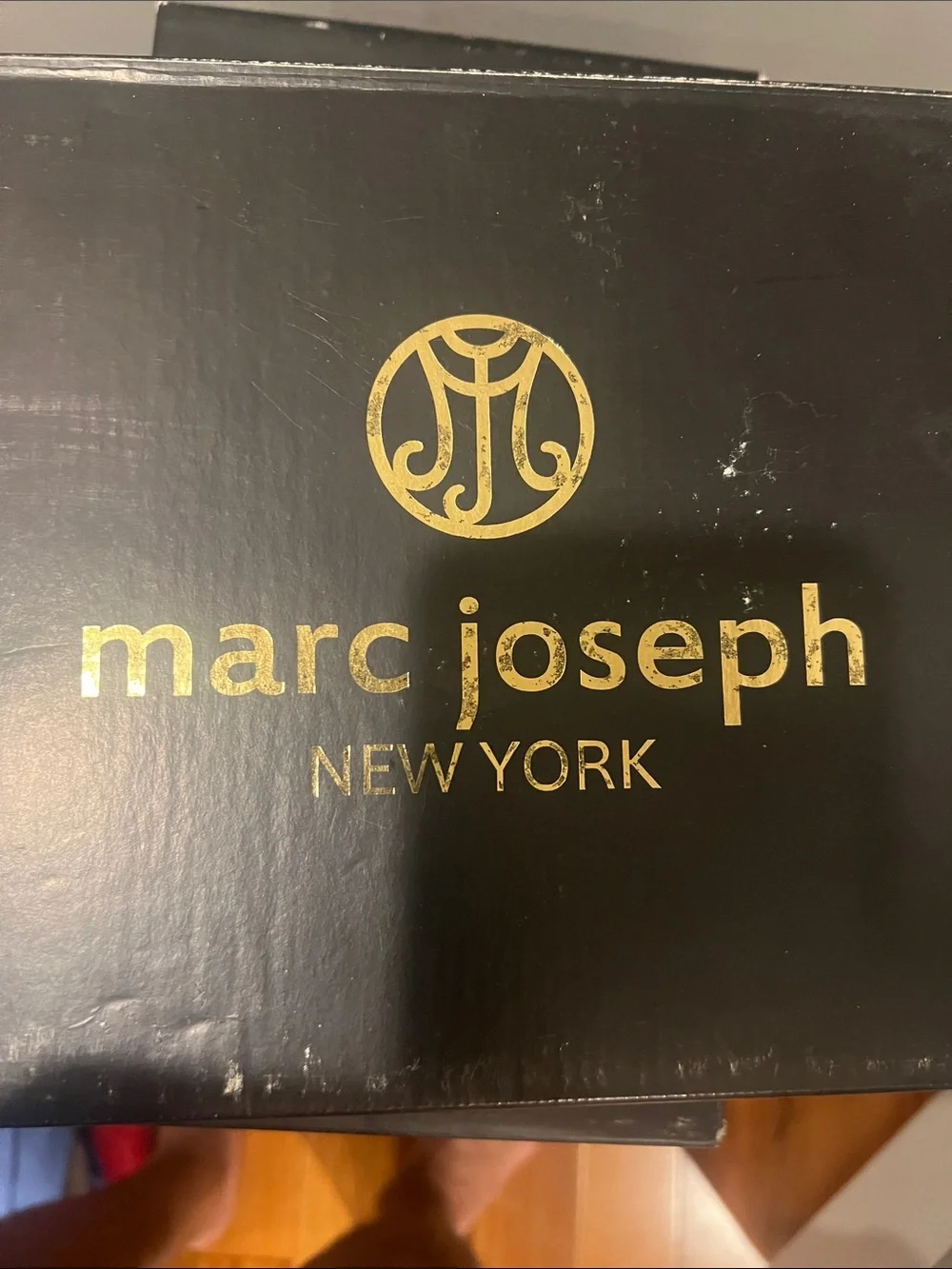 Marc Joseph Men's Black Leather Carnegie Hill Slip-On Driving Loafers Size 12M